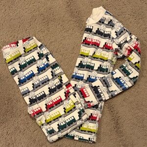 Hanna Andersson Multicolor Train Pajama Set